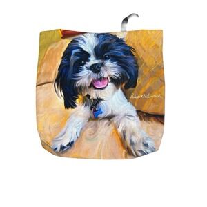 Robert McClintock Shih Tzu Dog Tote Bag Polyester USA Made